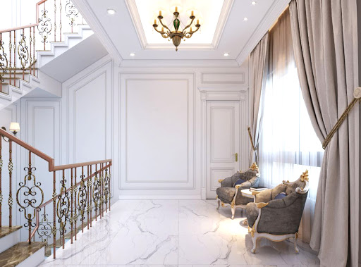 Chọn cầu thang tân cổ điển như thế nào