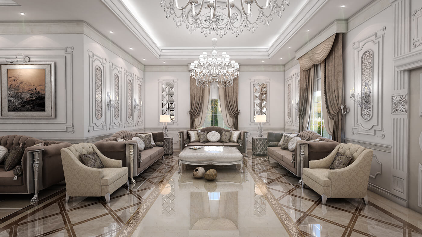 Nguyên tắc thiết kế nội thất tân cổ điển đẹp