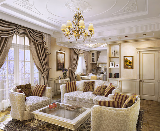 chọn rèm tân cổ điển đẹp